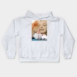 Marilyn Collage Portrait Kids Hoodie